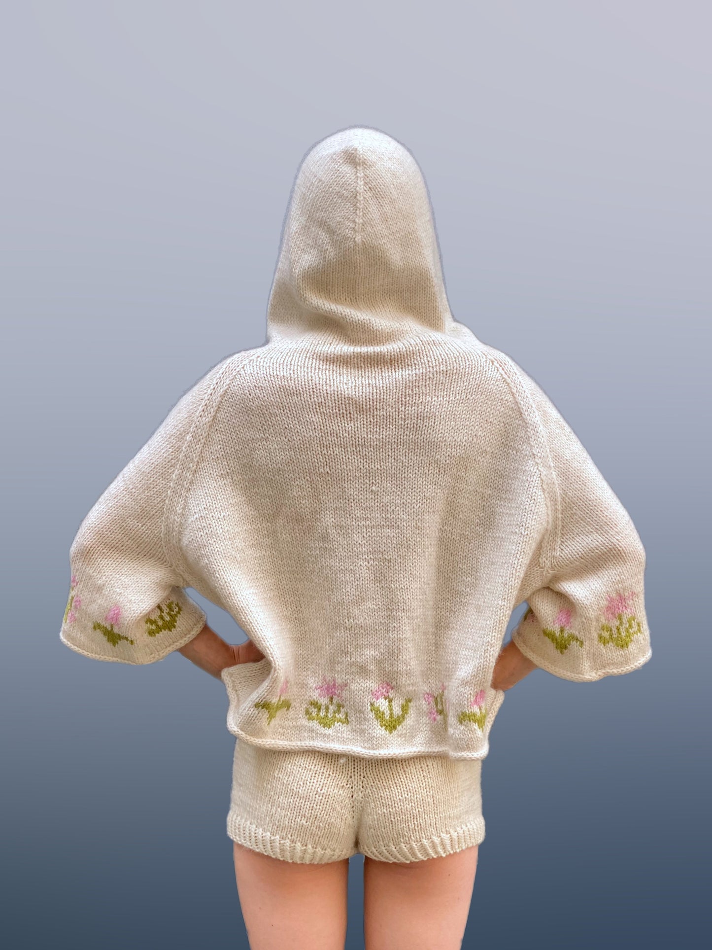 Flower hoodie pattern