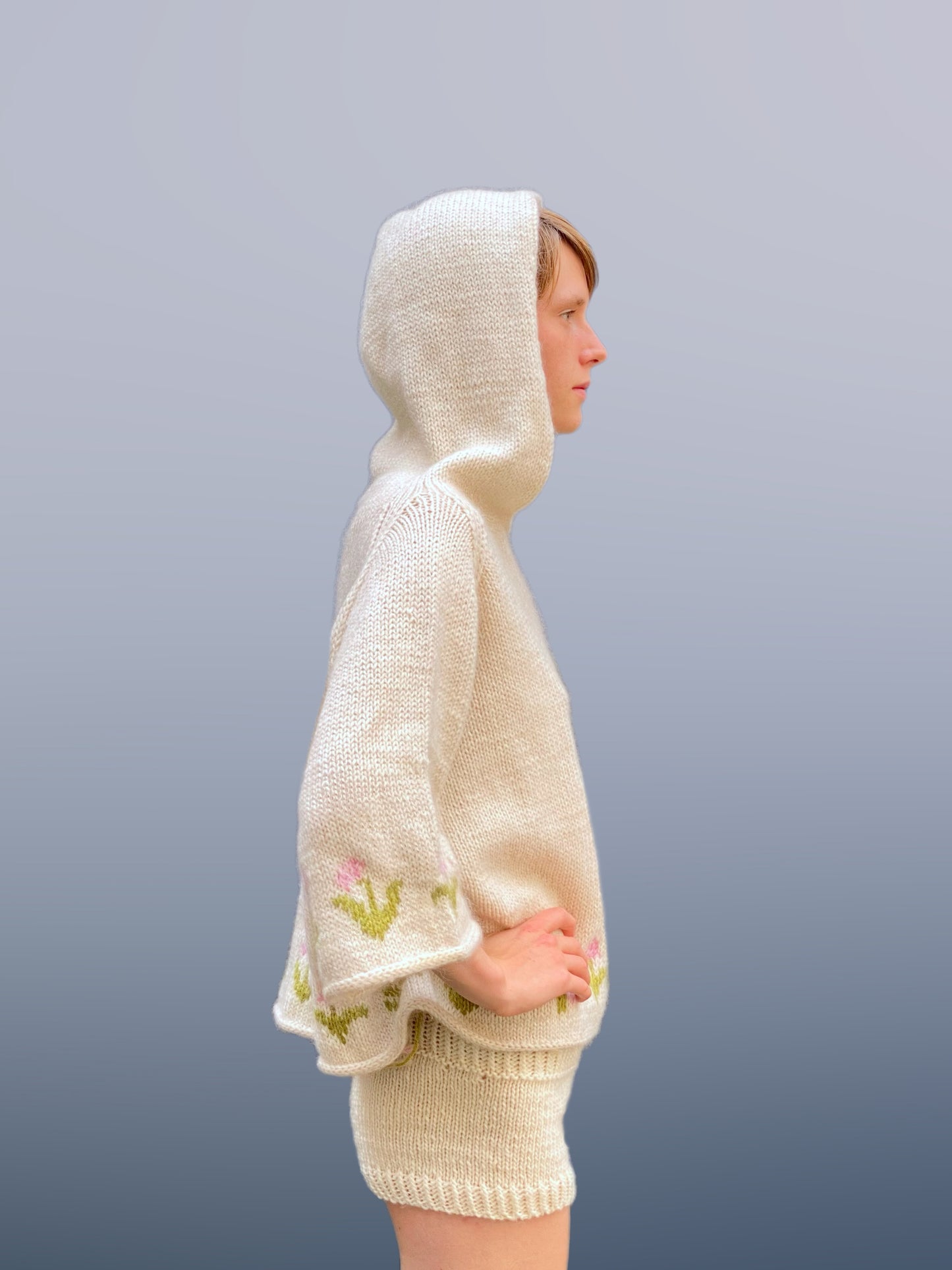 Flower hoodie pattern