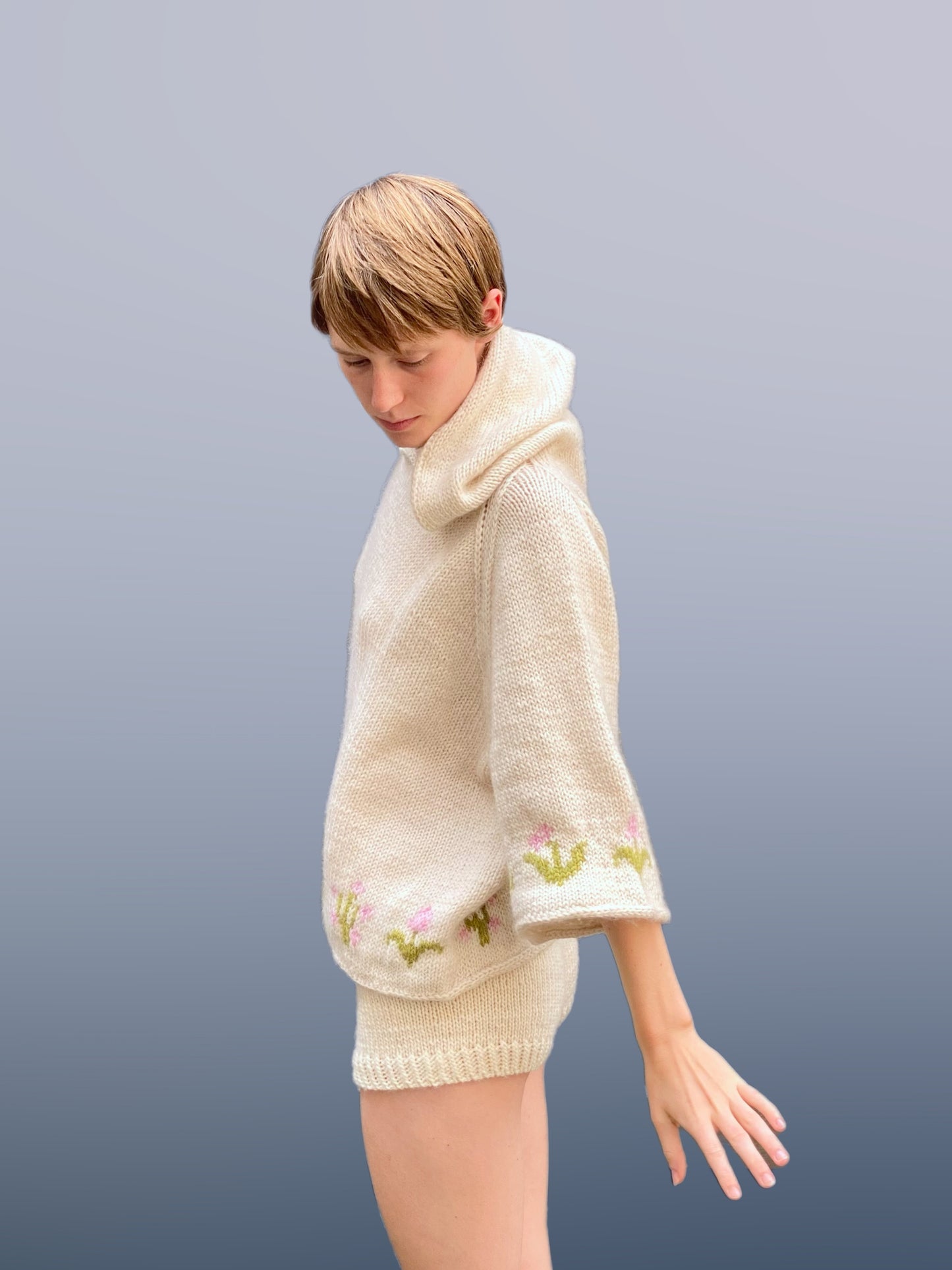 Flower hoodie pattern