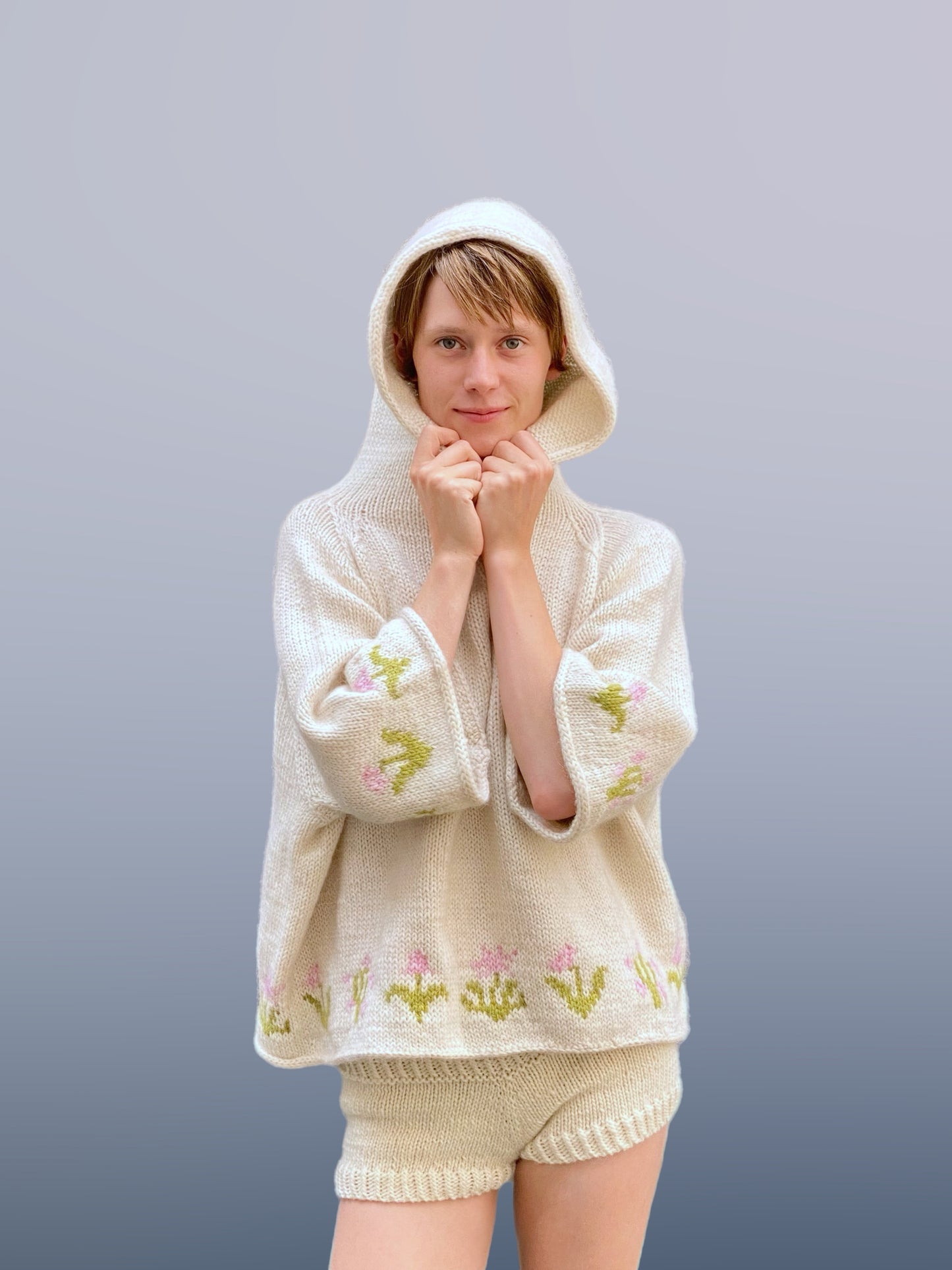 Flower hoodie pattern