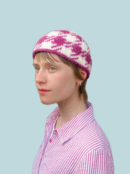 Check me out beanie pattern