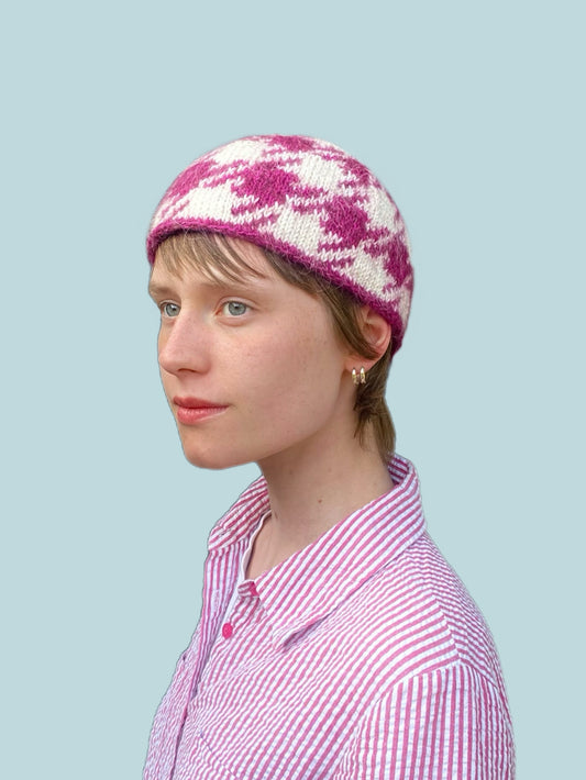 Check me out beanie pattern