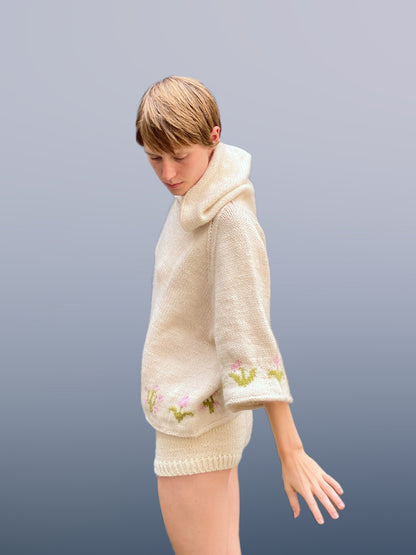 Flower hoodie pattern
