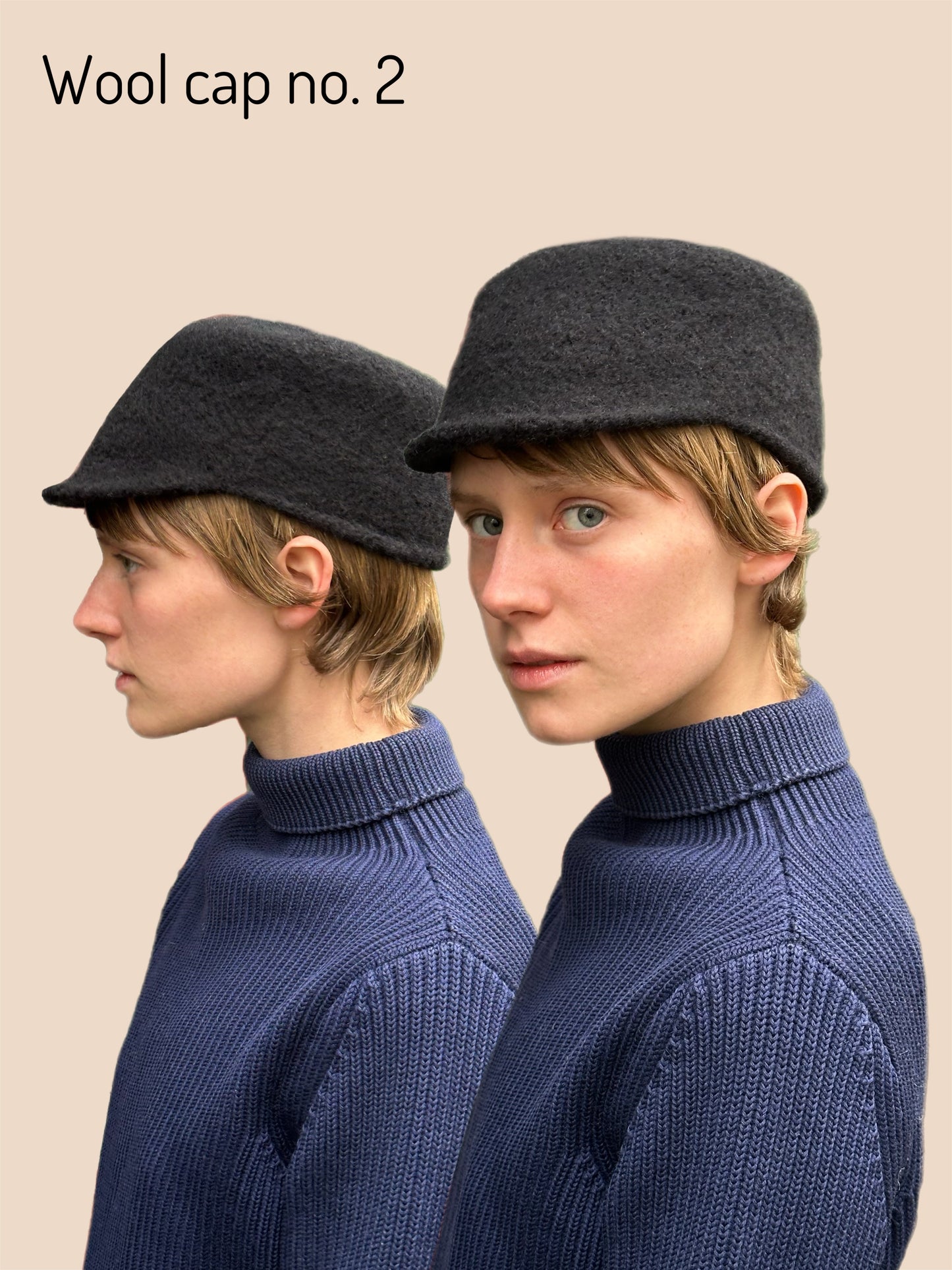 Wool cap 3-in-1 pattern